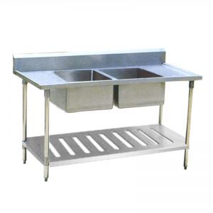 S/S SINK TABLE DST-1855 (Meja cuci piring dan tangan)