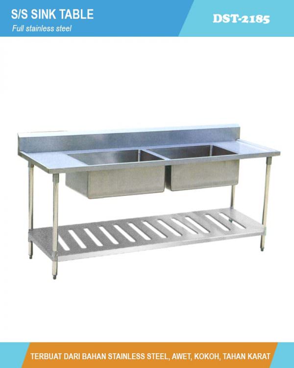 S/S SINK TABLE DST-2185 (Meja cuci piring dan tangan)